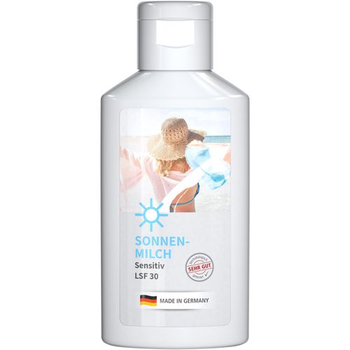 Sonnenmilch LSF 30 (sens.), 50 ml, Body Label (R-PET) (Art.-Nr. CA159527) - 50 ml Flasche mit Klapdeckel
Flasche...