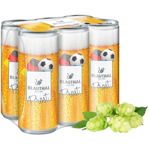 Bier, Sixpack Eco Label (Art.-Nr. CA201861) - Bier, 250 ml (Alu Dose). Ideal rund ums...