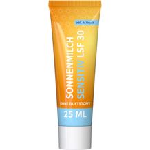 Sonnenmilch sensitiv LSF 30, 25 ml Tube (weiß) (Art.-Nr. CA210339)