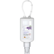 Lavendel-Spray, 50 ml Bumper frost, Body Label (R-PET) (weiß) (Art.-Nr. CA323991)