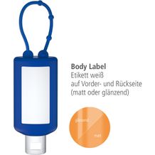Sonnenmilch LSF 50 (sens.), 50 ml Bumper (blau), Body Label (R-PET) (blau) (Art.-Nr. CA416092)