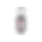 Handreinigungsgel, 50 ml Bumper (schwarz), Body Label (R-PET) (Art.-Nr. CA499370) - Praktische Kosmetikflasche zum Anhängen...