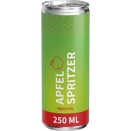 Apfelspritzer Eco Label (Pfandfrei, Export) (Art.-Nr. CA530554) - Spritzige Apfelschorle, 250 ml (Alu...