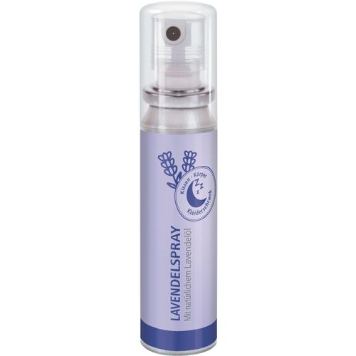 Lavendel-Spray, 20 ml, Body Label (Art.-Nr. CA641816) - 20 ml Aluminium Dose aus 100% recyceltem...