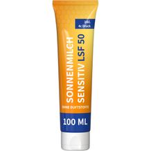 Sonnenmilch LSF 50 (sens.), 100 ml Tube (weiß) (Art.-Nr. CA651842)