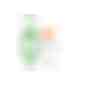 Sonnenschutzspray (LSF50), 50 ml Bumper grün, Body Label (R-PET) (Art.-Nr. CA668635) - Praktische Kosmetikflasche zum Anhängen...