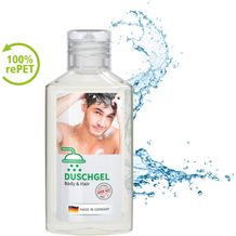 Duschgel Body & Hair, 50 ml, Body Label (R-PET) (transparent) (Art.-Nr. CA686918)