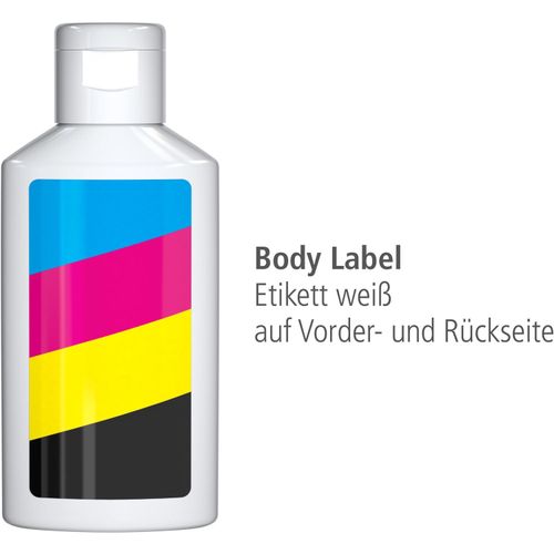 Sonnenmilch LSF 50 (sens.), 50 ml, Body Label (R-PET) (Art.-Nr. CA785431) - 50 ml Flasche mit Klapdeckel
Flasche...