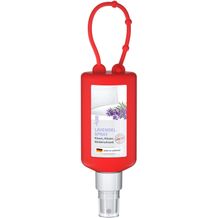 Lavendel-Spray, 50 ml Bumper rot, Body Label (R-PET) (Art.-Nr. CA792620)