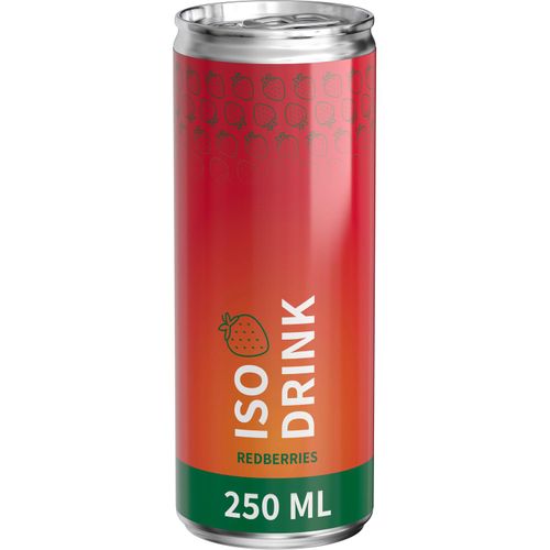 Iso Drink, Body Label (Art.-Nr. CA832875) - Iso Drink (Redberries), 250 ml (Alu...