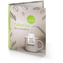 CoffeeFlyer - Fairtrade - weiß (weiß) (Art.-Nr. CA853957)