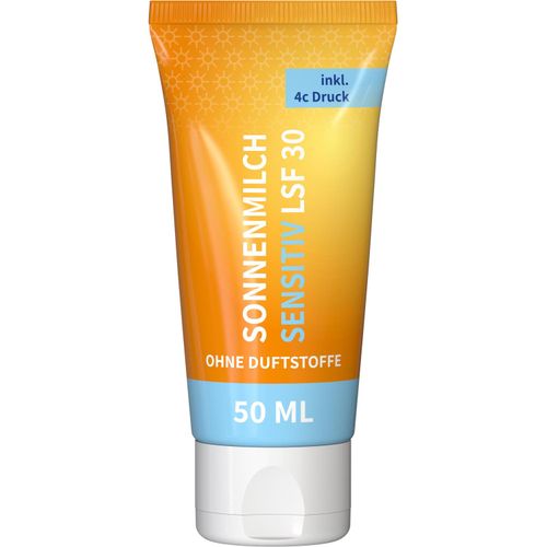 Sonnenmilch LSF 30 (sens.),  50 ml Tube (Art.-Nr. CA907433) - Sensitive Sonnenmilch - LSF 30, parfümf...