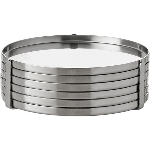 Arne Jacobsen Gläseruntersetzer Ø 8.5 cm (Art.-Nr. CA342055) - Zylindrische Eleganz für Ihre Gläs...