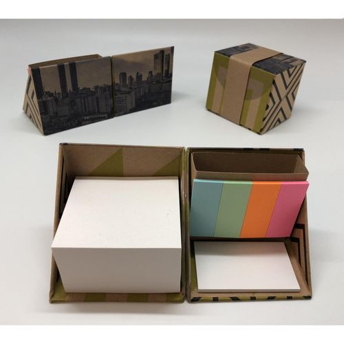 REC-Würfel braun - HARDCOVER (Art.-Nr. CA220023) - Hardcover Box 8 x7, 5x7, 5 cm - Druck...