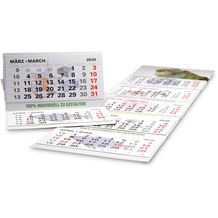 4-Monatskalender - Standard (weiß, bunt, schwarz, rot, orange, gelb, grün, blau, türkis, pink, lila) (Art.-Nr. CA432325)