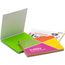 e-sticky Standardfarben im Kartoncover (weiß, pink, orange, grün, rot, gelb, blau, türkis) (Art.-Nr. CA978499)