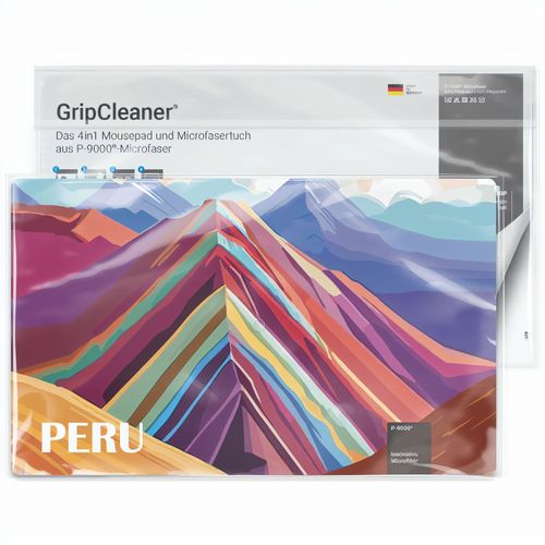 GripCleaner® 4in1 Mousepad 28x16 cm, All-Inclusive-Paket (Art.-Nr. CA885724) - Der GripCleaner® hat seinen Platz dort,...