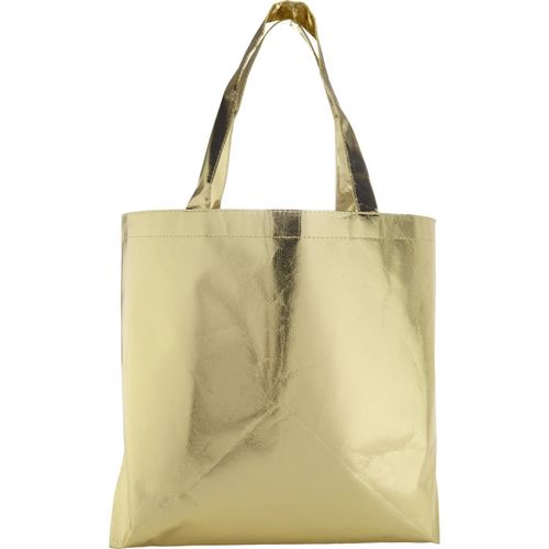 Strandtasche aus Non-Woven Johnathan (Art.-Nr. CA024162) - Tasche aus Non-Woven, laminiert.