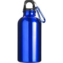 Trinkflasche aus Aluminium Santiago (kobaltblau) (Art.-Nr. CA024596)