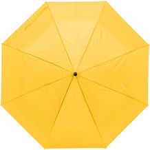 Regenschirm aus Pongee-Seide Zachary (gelb) (Art.-Nr. CA033694)