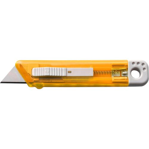 Cutter-Messer mit Federkernautomatik aus Kunststoff Griffin (Art.-Nr. CA051747) - Cuttermesser aus Kunststoff mit Federker...