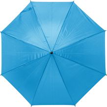 Automatik-Regenschirm aus Polyester Rachel (hellblau) (Art.-Nr. CA109899)