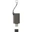 USB-Stick aus verzinkter Oberfläche Ringelblume (stahlgrau) (Art.-Nr. CA115726)
