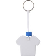 Schlüsselanhänger 'Shirt' aus EVA (weiß) (Art.-Nr. CA126592)