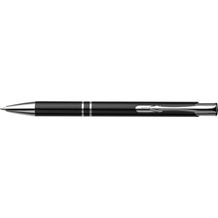 Kugelschreiber aus Aluminium Albacete (Schwarz) (Art.-Nr. CA130252)