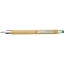 Kugelschreiber aus Bambus und Kunststoff Claire (limettengrün) (Art.-Nr. CA145525)