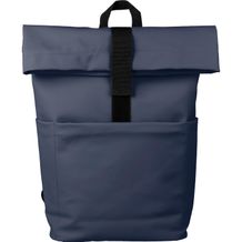 PU-Lederrucksack Senta (blau) (Art.-Nr. CA150523)