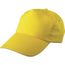 Baseballcap aus 100 % Baumwolle Lisa (gelb) (Art.-Nr. CA151808)