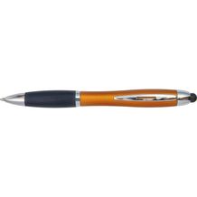 LED-Kugelschreiber 'Norderney' aus Kunststoff (orange) (Art.-Nr. CA160038)