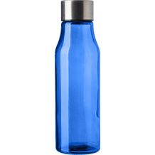 Trinkflasche aus Glas und rostfreiem Stahl (500 ml) Andrei (hellblau) (Art.-Nr. CA164241)