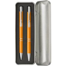 Stifte-Set aus Aluminium Zahir (orange) (Art.-Nr. CA165657)