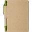 Notizbuch aus Karton Cooper (hellgrün) (Art.-Nr. CA168361)