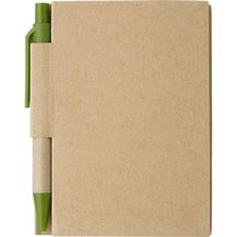 Notizbuch aus Karton Cooper (hellgrün) (Art.-Nr. CA168361)