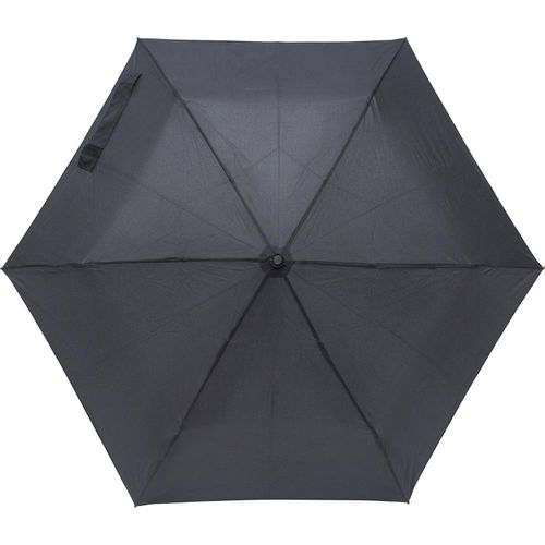 Regenschirm aus Pongee-Seide Allegra (Art.-Nr. CA178070) - Faltbarer Taschenschirm mit einer...