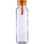 Glas-Trinkflasche (500 ml) Anouk (orange) (Art.-Nr. CA178505)
