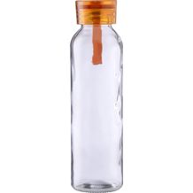 Glas-Trinkflasche (500 ml) Anouk (orange) (Art.-Nr. CA178505)