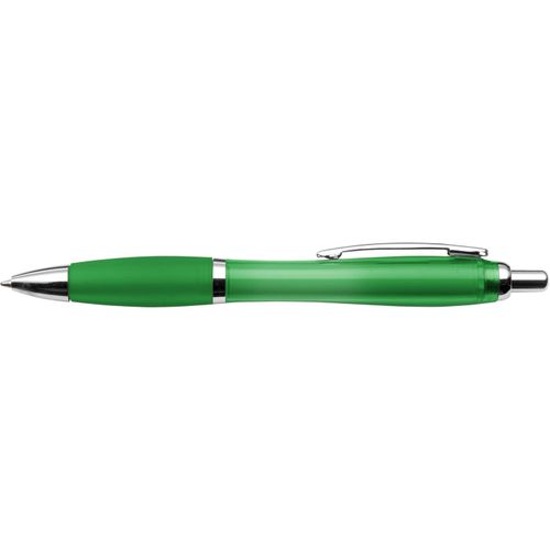 Kugelschreiber aus Kunststoff Newport (Art.-Nr. CA178680) - Kugelschreiber aus Kunststoff, Metall-Cl...