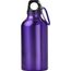 Trinkflasche aus Aluminium Santiago (Violett) (Art.-Nr. CA183048)