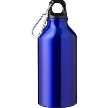 Recycelte Aluminiumflasche (400 ml) Myles (kobaltblau) (Art.-Nr. CA183107)