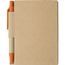 Notizbuch aus Karton Cooper (orange) (Art.-Nr. CA189059)