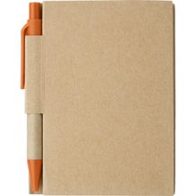 Notizbuch aus Karton Cooper (orange) (Art.-Nr. CA189059)