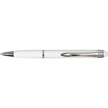 Kugelschreiber aus Metall Pascaline (weiß) (Art.-Nr. CA195295)