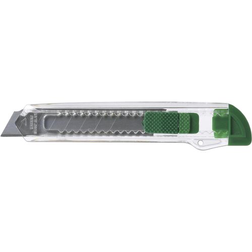 Cutter-Messer aus Kunststoff Khia (Art.-Nr. CA206285) - Cuttermesser aus Kunststoff, transparent...