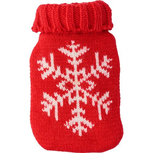 Handwärmer aus PVC mit Strickbezug Maisie (Art.-Nr. CA208075) - Handwärmer 'Christmas' aus PVC mi...