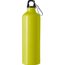 Trinkflasche(750 ml) aus Aluminium Gio (gelb) (Art.-Nr. CA210721)
