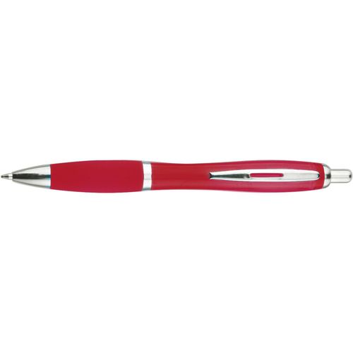 Kugelschreiber aus Kunststoff Newport (Art.-Nr. CA212707) - Kugelschreiber aus Kunststoff, Metall-Cl...
